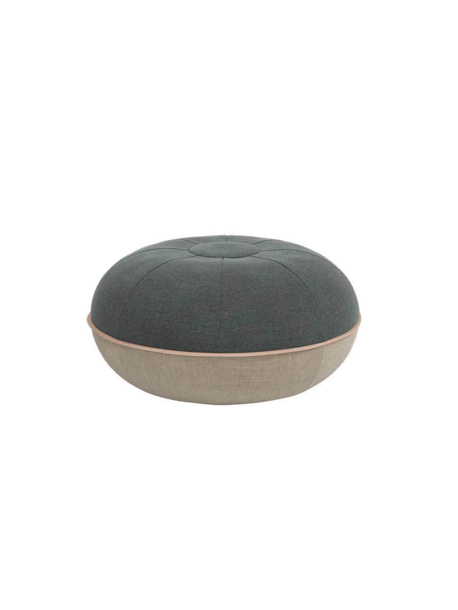 Pouf, small fra Fritz Hansen - Steel Grey - Jacobsen Plus