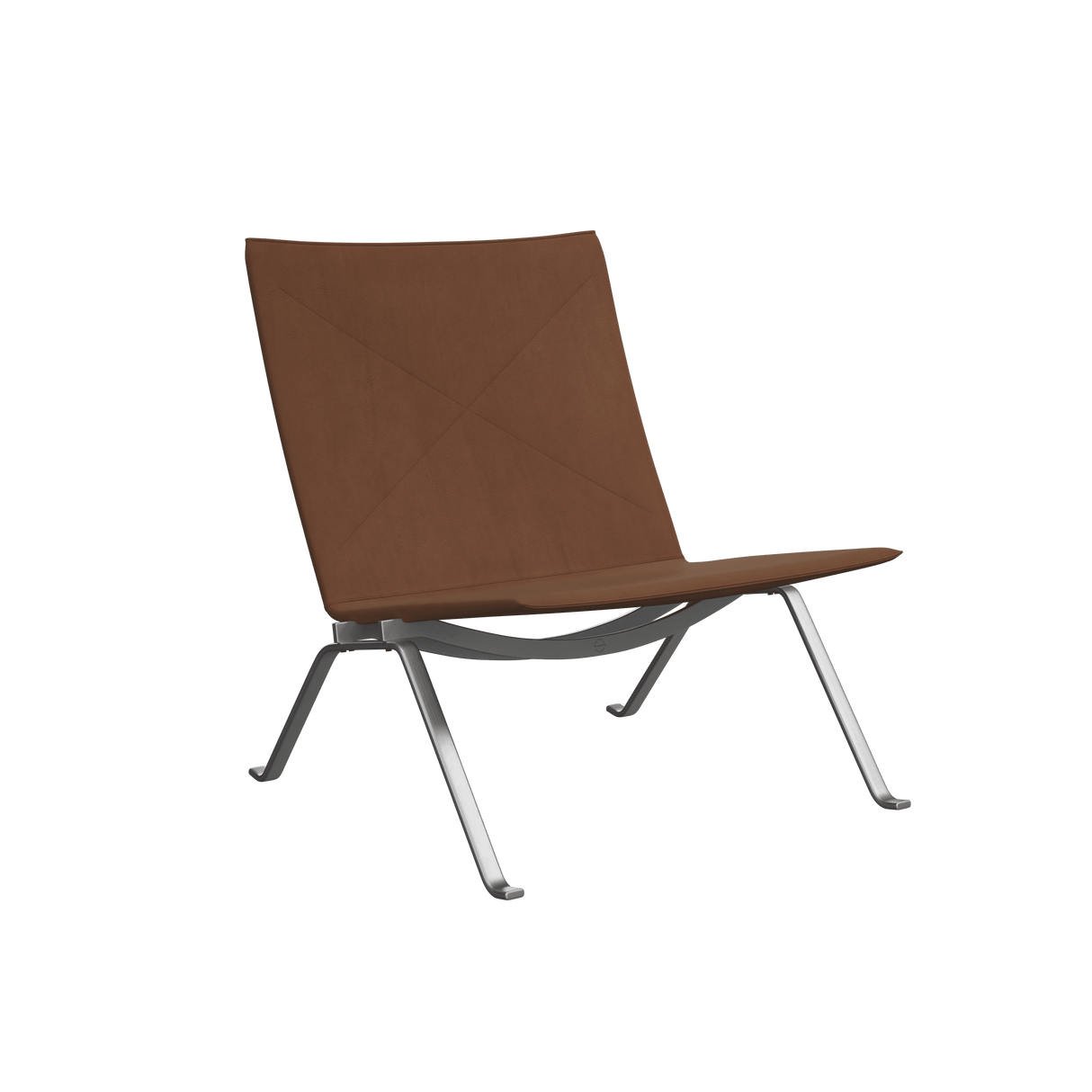 PK22 Loungestol, Haze læder af Poul Kjærholm - Walnut - Jacobsen Plus