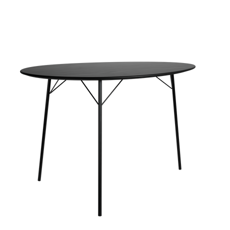 Arne Jacobsen Signatursæt: Special Edition Æggebordet m. 3 Myren Stole - Sort - 5 - Jacobsen Plus