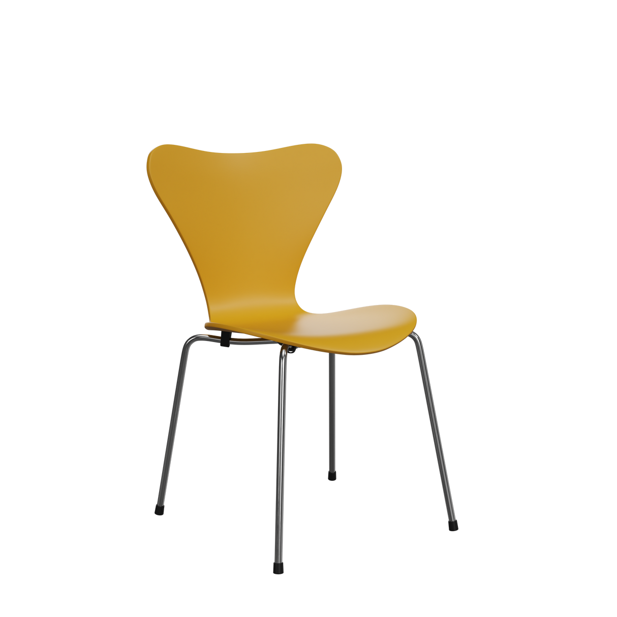 3107 Serie 7 stol - Verner Panton 100 fra Fritz Hansen - Yellow - Jacobsen Plus