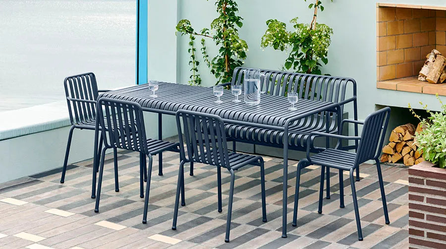 Palissade Table 170x90, Deep Blue fra Hay