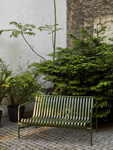 Palissade Dining Bench med armlæn, antracit fra Hay - 4 - Jacobsen Plus