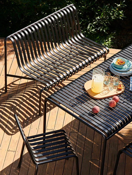 Palissade Dining Bench uden armlæn, antracit fra Hay - 2 - Jacobsen Plus