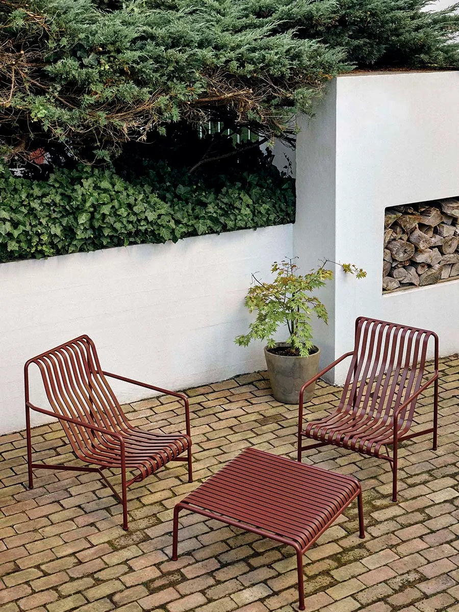 Palissade Lounge Chair High, antracit fra Hay