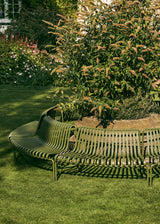 Palissade Park Dining Bench, out, sky grey fra Hay - 2 - Jacobsen Plus