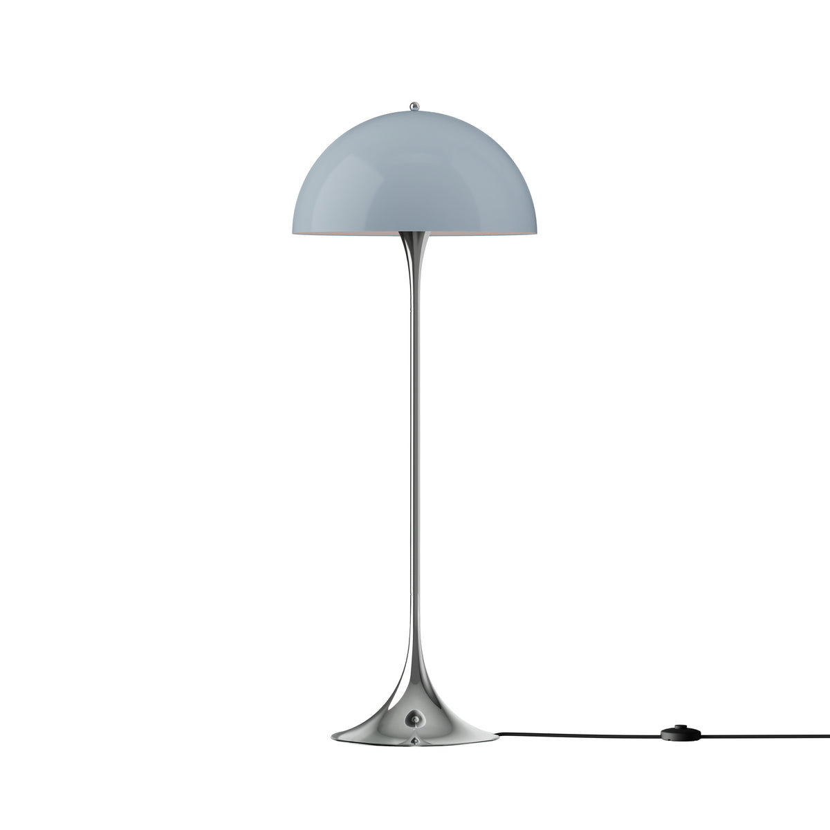 Panthella Ø500 Gulvlampe V3, The Originals af Verner Panton - Original Opal Blue Grey - Jacobsen Plus