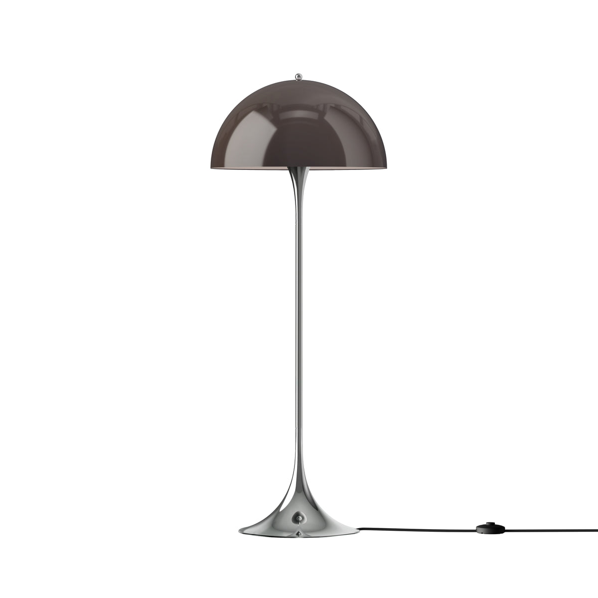 Panthella Ø500 Gulvlampe V3, The Originals af Verner Panton - Original Opal Brown - Jacobsen Plus