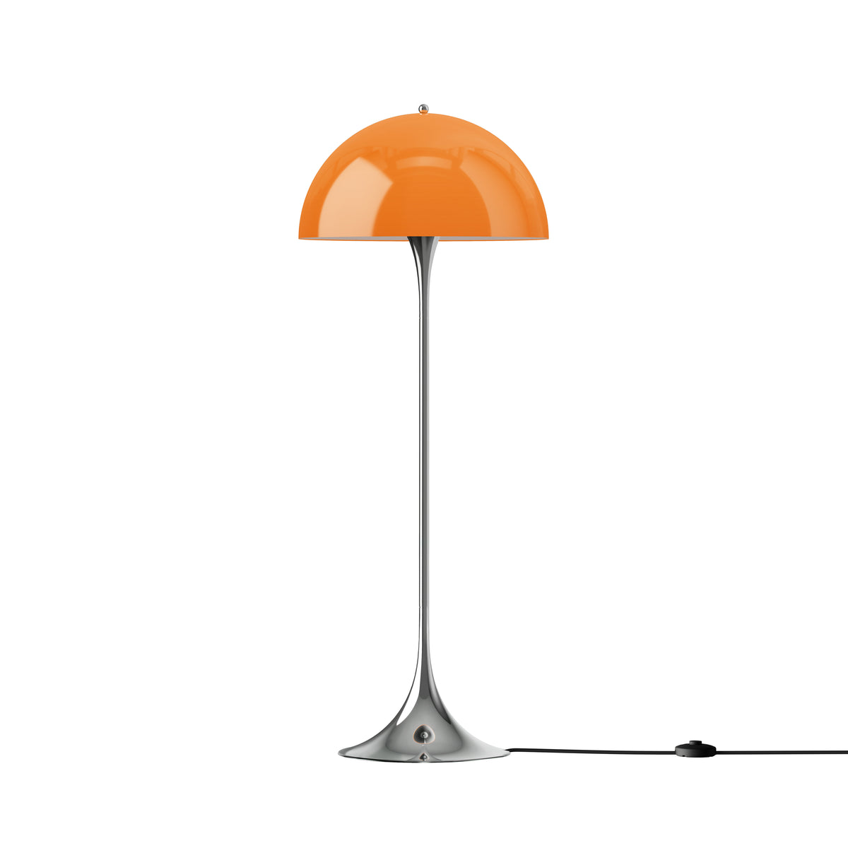 Panthella Ø500 Gulvlampe V3, The Originals af Verner Panton - Original Opal Orange - Jacobsen Plus