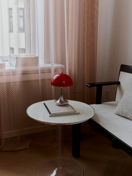 Panthella 160 Portable, The Originals af Verner Panton - Original Opal Red - Jacobsen Plus