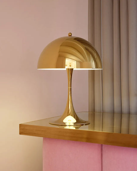 Panthella 320 bordlampe, messing af Verner Panton - 2 - Jacobsen Plus