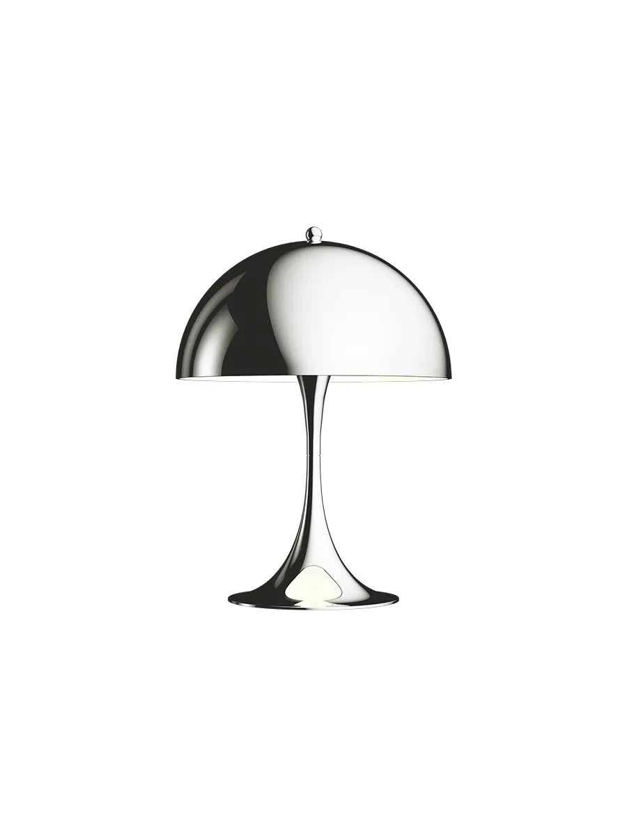 Panthella 250 bordlampe, krom af Verner Panton
