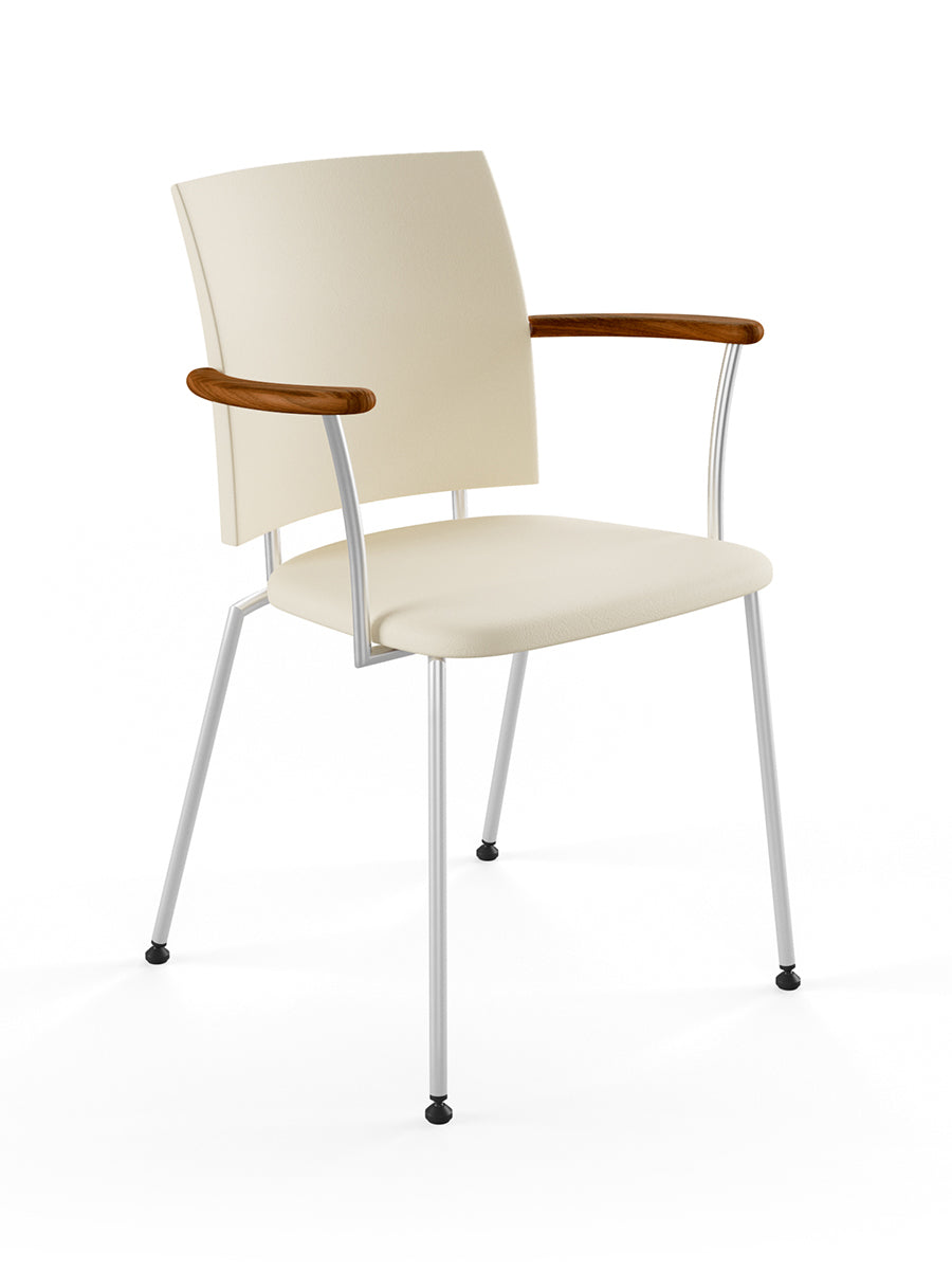 Panther armstol, creme læder fra Naver Collection