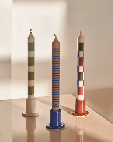 Tube Candleholder, S fra Hay - Light grey - Jacobsen Plus