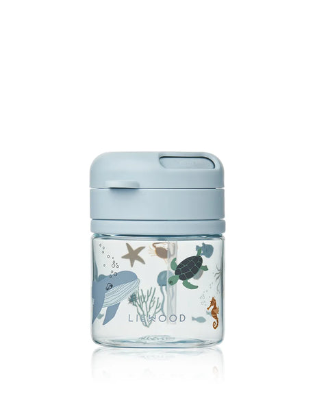 Pavia Tritan Straw Cup 280 ml, sea creature/sandy fra Liewood - 1 - Jacobsen Plus