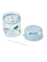 Pavia Tritan Straw Cup 280 ml, sea creature/sandy fra Liewood - 4 - Jacobsen Plus