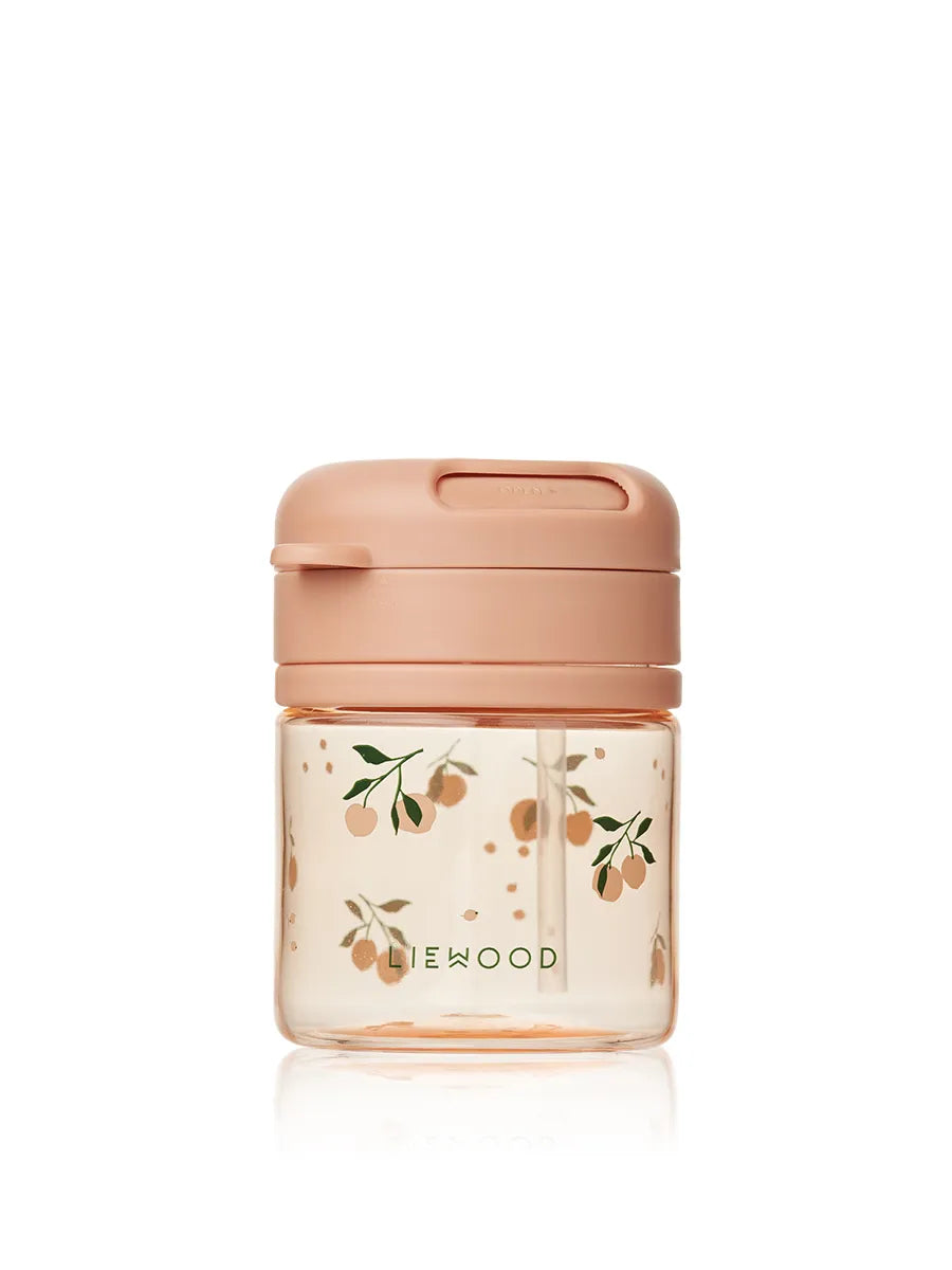 Pavia Tritan Straw Cup 280 ml, peach/sea shell fra Liewood