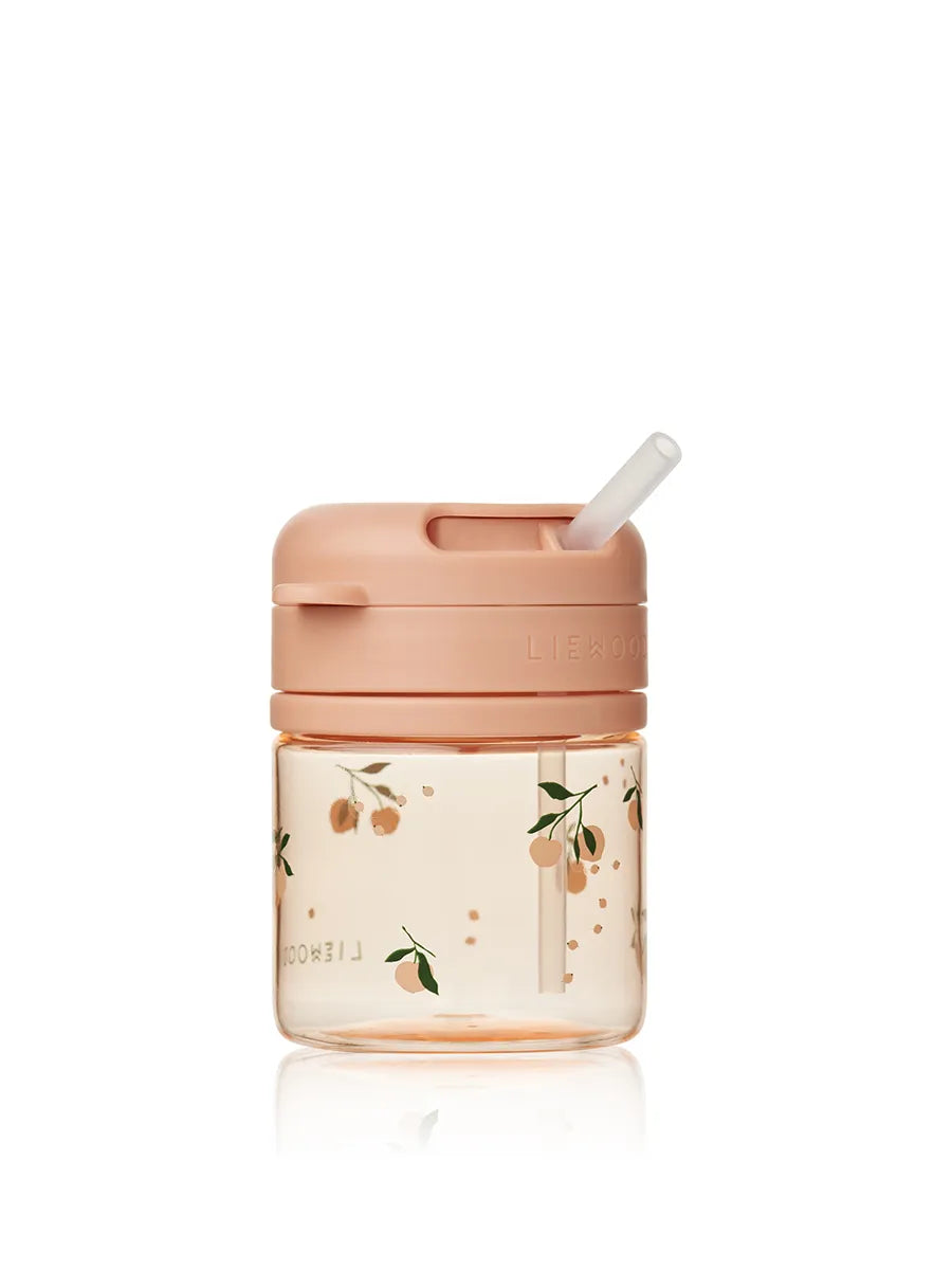 Pavia Tritan Straw Cup 280 ml, peach/sea shell fra Liewood