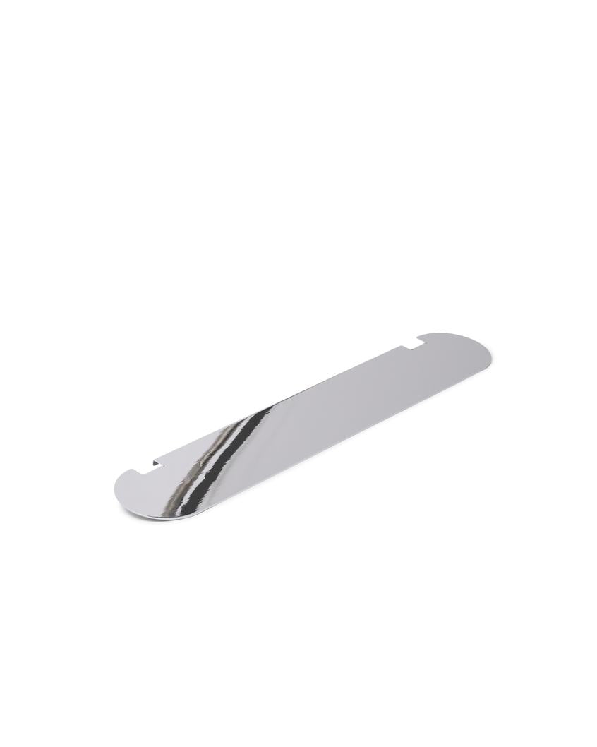 Pedestal - Moon Shelf, hylde til TV-stander - Chrome - Jacobsen Plus