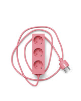 Pedestal - Power bar, Stikdåse med 3 udtag, 5 m. ledning - Bubble gum - Jacobsen Plus