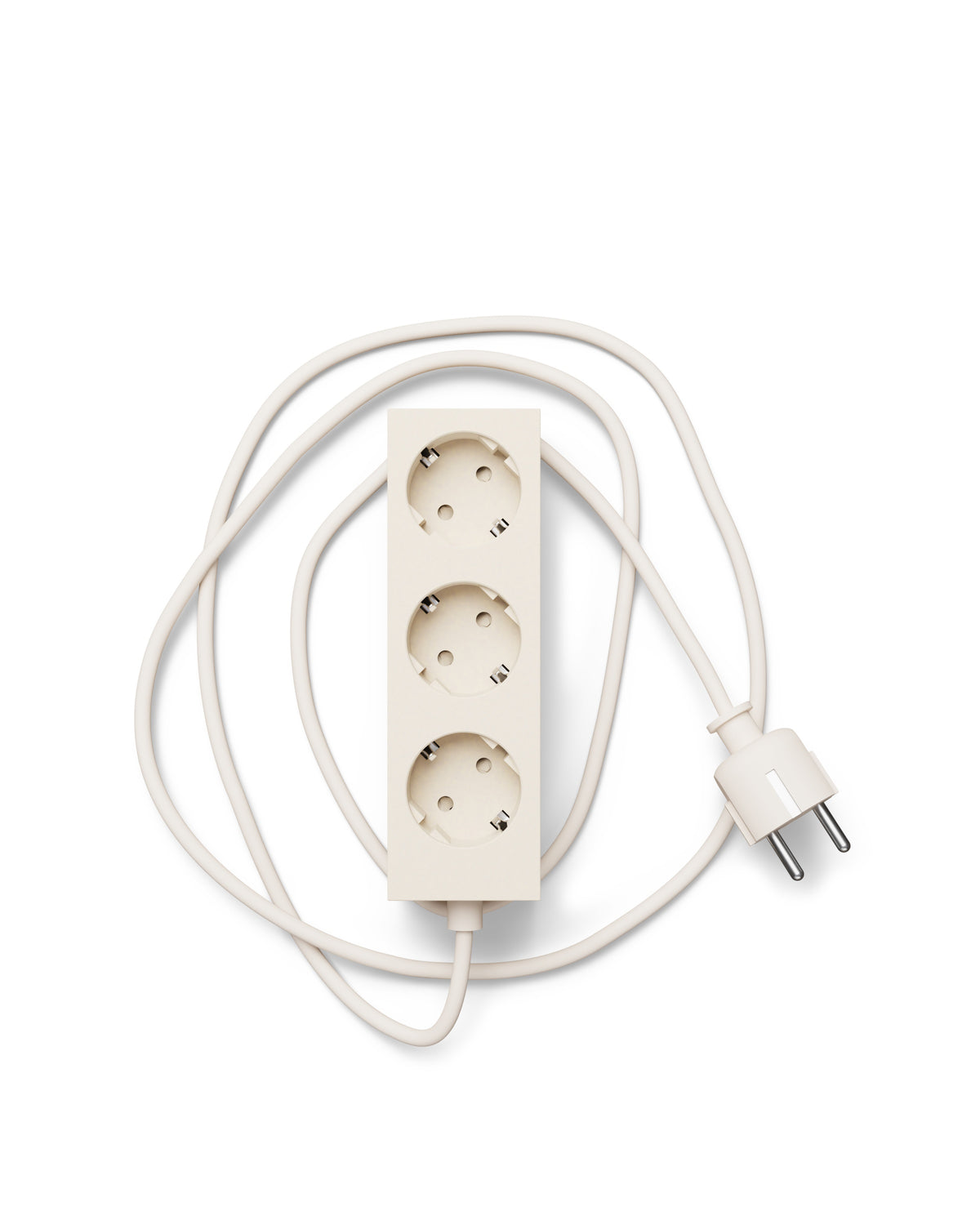 Pedestal - Power bar, Stikdåse med 3 udtag, 5 m. ledning - Pearl - Jacobsen Plus