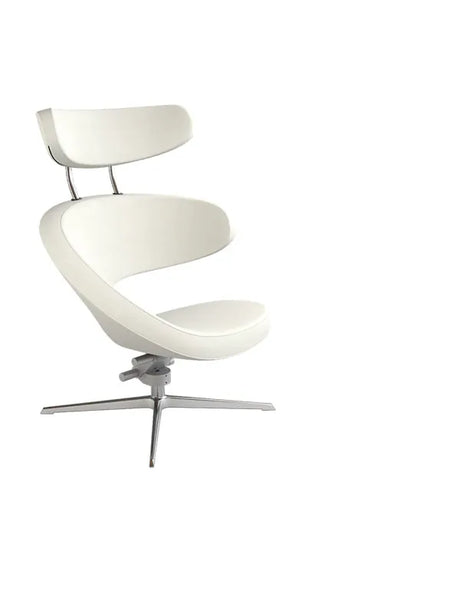 Peel™ lænestol, højre fra Variér - Hallingdal / Cream white HAL100 / Eksklusiv skammel - Jacobsen Plus