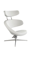 Peel™ lænestol, højre fra Variér - Hallingdal / Light beige HAL103 / Eksklusiv skammel - Jacobsen Plus