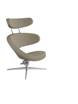Peel™ lænestol, højre fra Variér - Hallingdal / Mixed brown HAL270 / Eksklusiv skammel - Jacobsen Plus