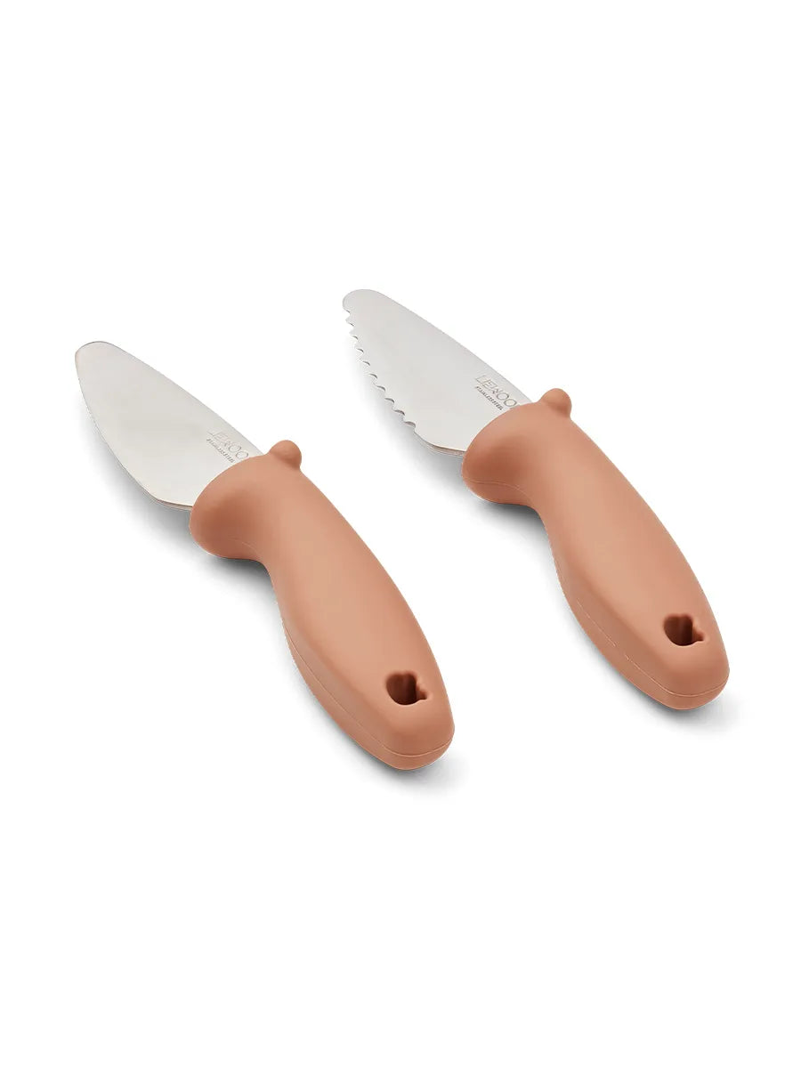 Perry Cutting Knife Set, Tuscany Rose fra Liewood