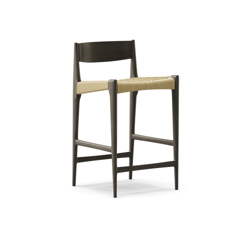 Pia barstol fra DK3 - Sortlakeret eg - Jacobsen Plus