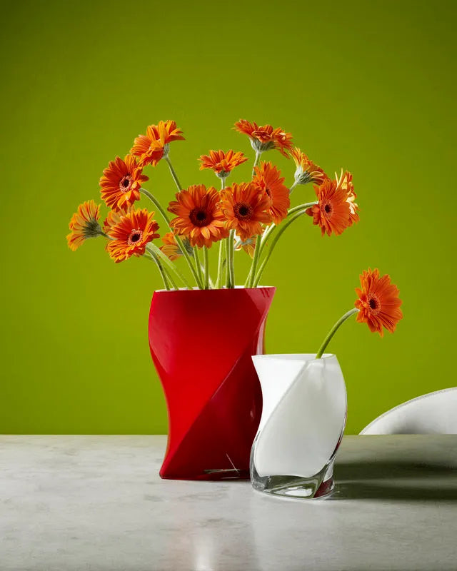 Twister vase fra Piet Hein (Rød)