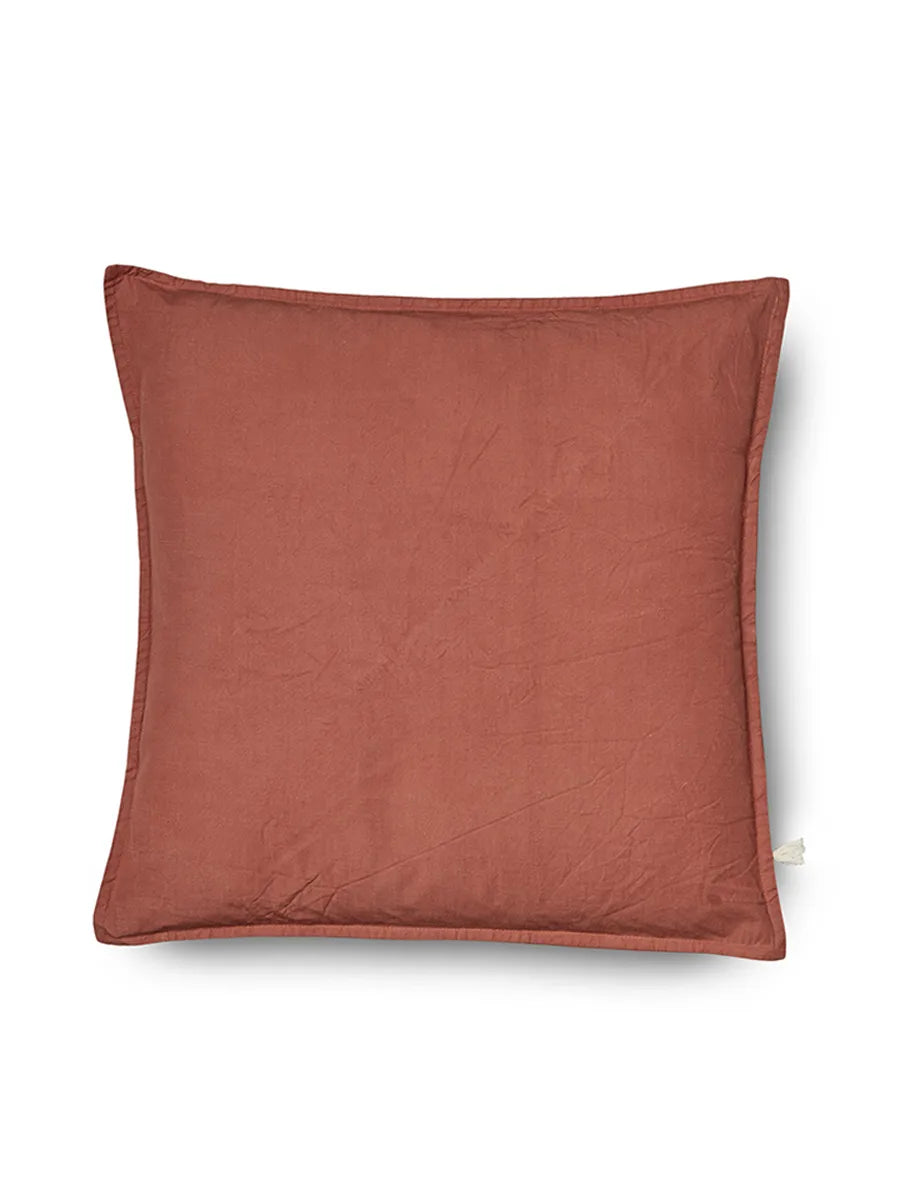 Pillow Cotton Slub fra Aiayu - Terracotta - Jacobsen Plus