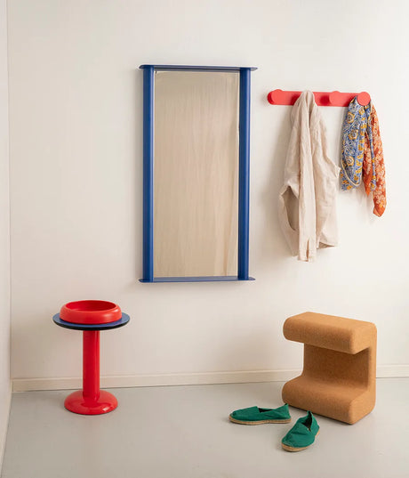 Pipeline Mirror, large fra raawii - Blue - Jacobsen Plus