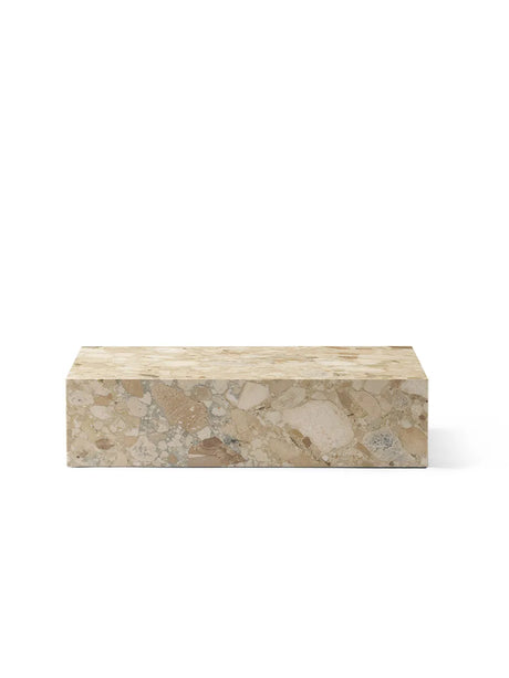 Plinth Low Sand Kunis Breccia marmor fra Audo Copenhagen - 1 - Jacobsen Plus