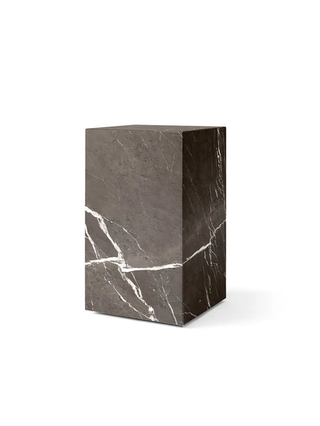 Plinth Tall Grey Kendzo marmor fra Audo Copenhagen - 1 - Jacobsen Plus