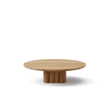 Plush sofabord fra DK3 - Ø110 x H29 cm - lakeret eg - Jacobsen Plus
