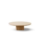 Plush sofabord fra DK3 - Ø110 x H29 cm - sæbebehandlet eg - Jacobsen Plus