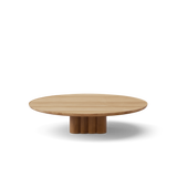 Plush sofabord fra DK3 - Ø130 x H29 cm - lakeret eg - Jacobsen Plus