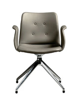 Primum Chair 4 Star Fixed fra Bent Hansen - Zenso 214 / Poleret aluminium - Jacobsen Plus