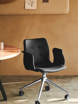 Primum Chair 4 Star Fixed m. Hjul fra Bent Hansen - 2 - Jacobsen Plus