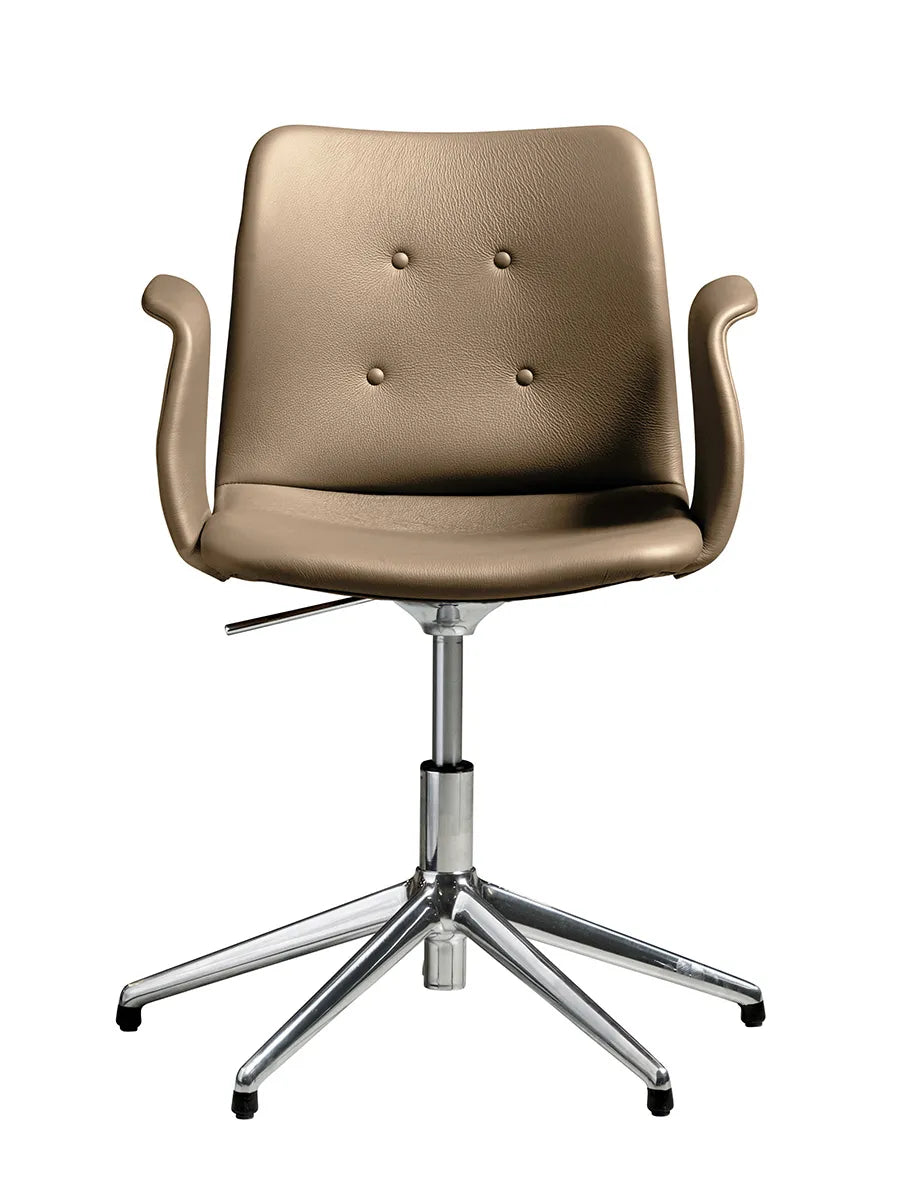 Primum Chair 5 Star Swivel fra Bent Hansen - Zenso 228 / Poleret aluminium - Jacobsen Plus