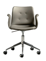 Primum Chair 4 Star Swivel m. Hjul fra Bent Hansen - Zenso 214 / Poleret aluminium - Jacobsen Plus