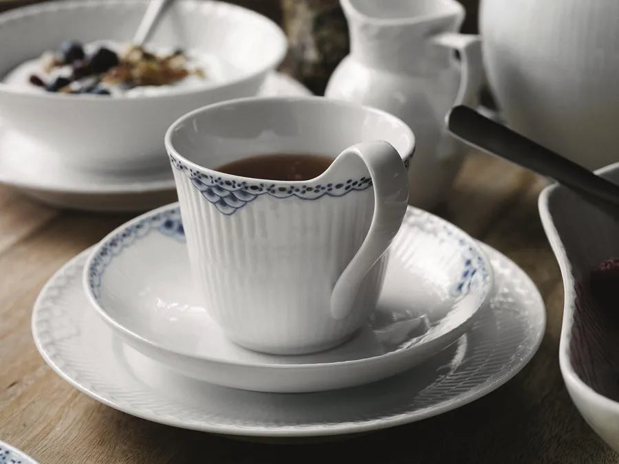 Royal Copenhagen Prinsesse, højhankskop med underkop 25 cl - 2 - Jacobsen Plus