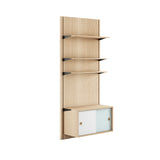 Panelsystem 1A af Finn Juhl - Eg klar olie - hvid/blå - Jacobsen Plus