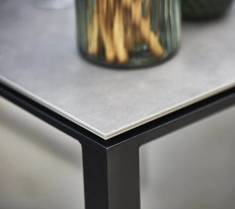Pure Bord, 200x100 cm fra Cane-line - Lava grey / Concrete grey - Jacobsen Plus