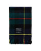 Queen blanket - Scottish green tartan fra Magniberg