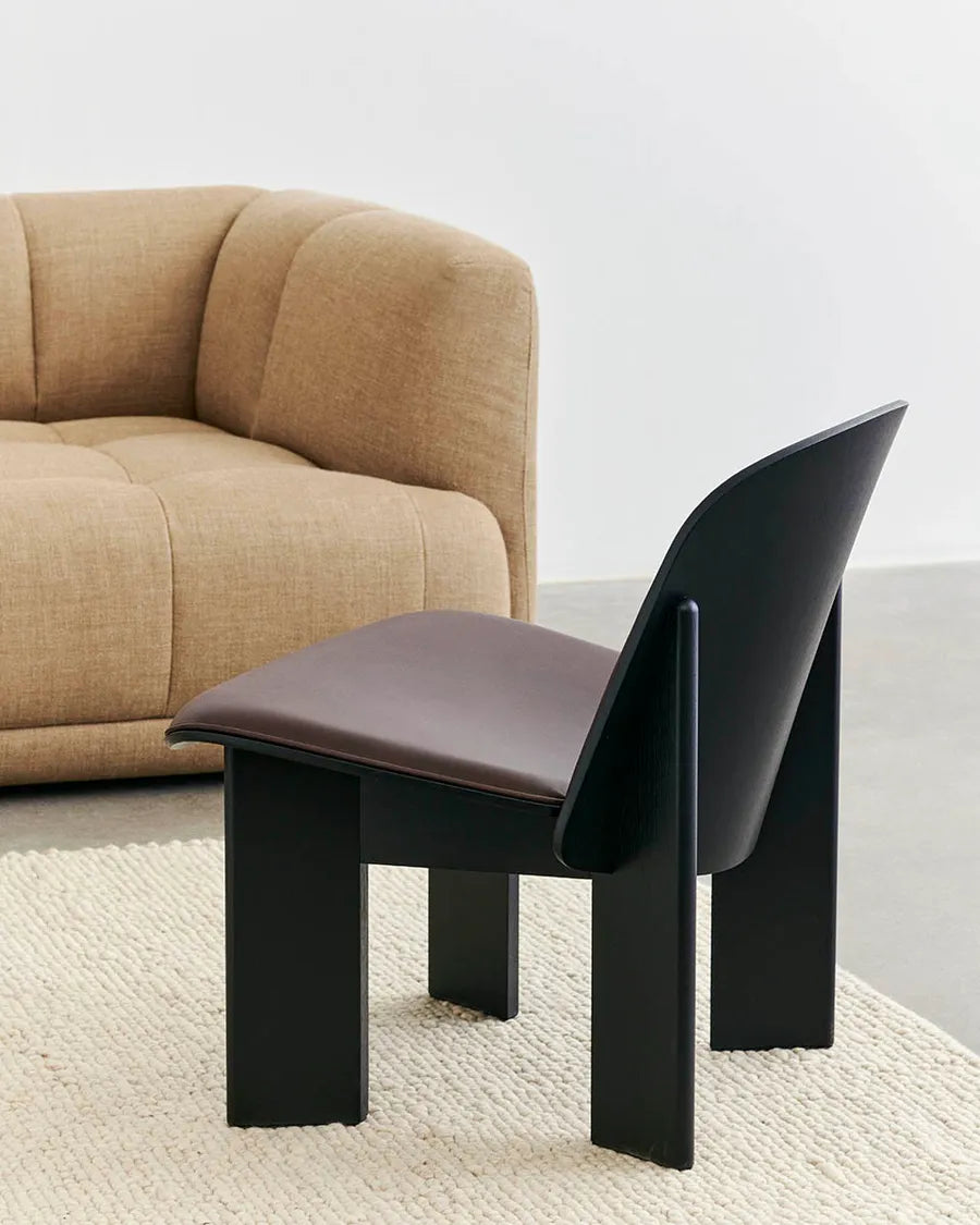 Chisel Lounge Chair m/polstring fra Hay