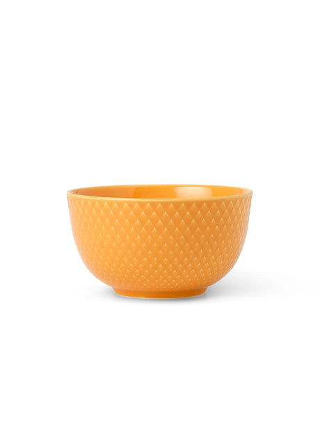 Rhombe skål Ø11 cm fra Lyngby Porcelæn - Gul - Jacobsen Plus