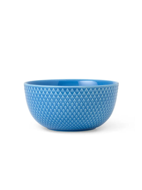 Rhombe skål Ø13 cm fra Lyngby Porcelæn - Blå - Jacobsen Plus