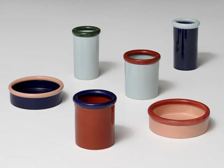 ROD krukke, terracotta/light blue fra Nine - 3 - Jacobsen Plus