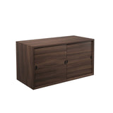 Royal System Modul m. Skydedøre/hylde fra DK3 - Røget eg / Olie / Inkl. ophæng til lister - Jacobsen Plus